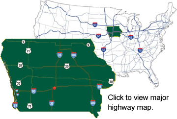 State of Iowa Road Map