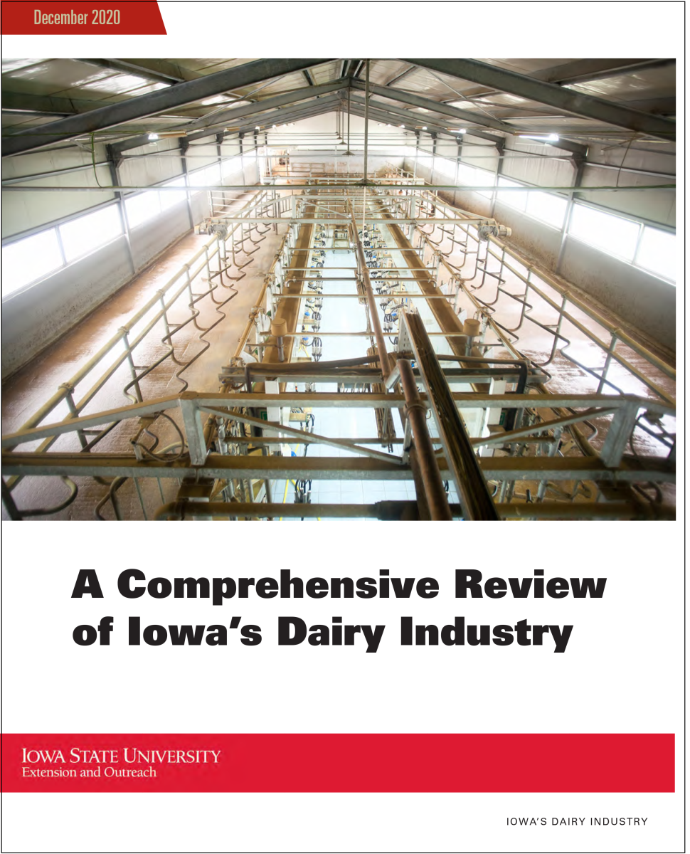 Iowa's Dairy Industry Report Cover Image
