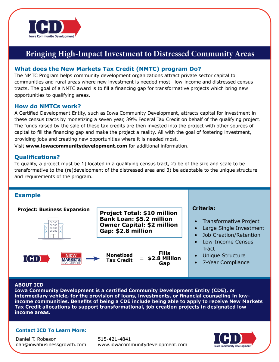 New Markets Tax Credits Fact Sheet