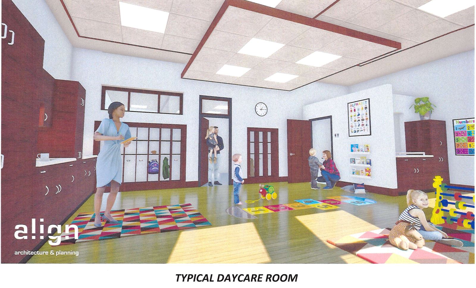 Grundy Center Preschool & Childcare Center Rendering