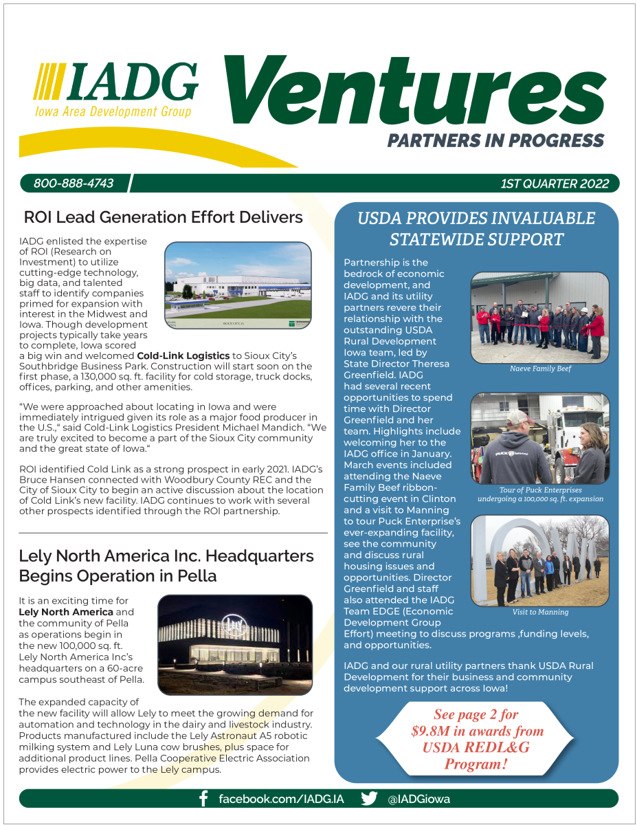 IADG Q1 2021 Newsletter