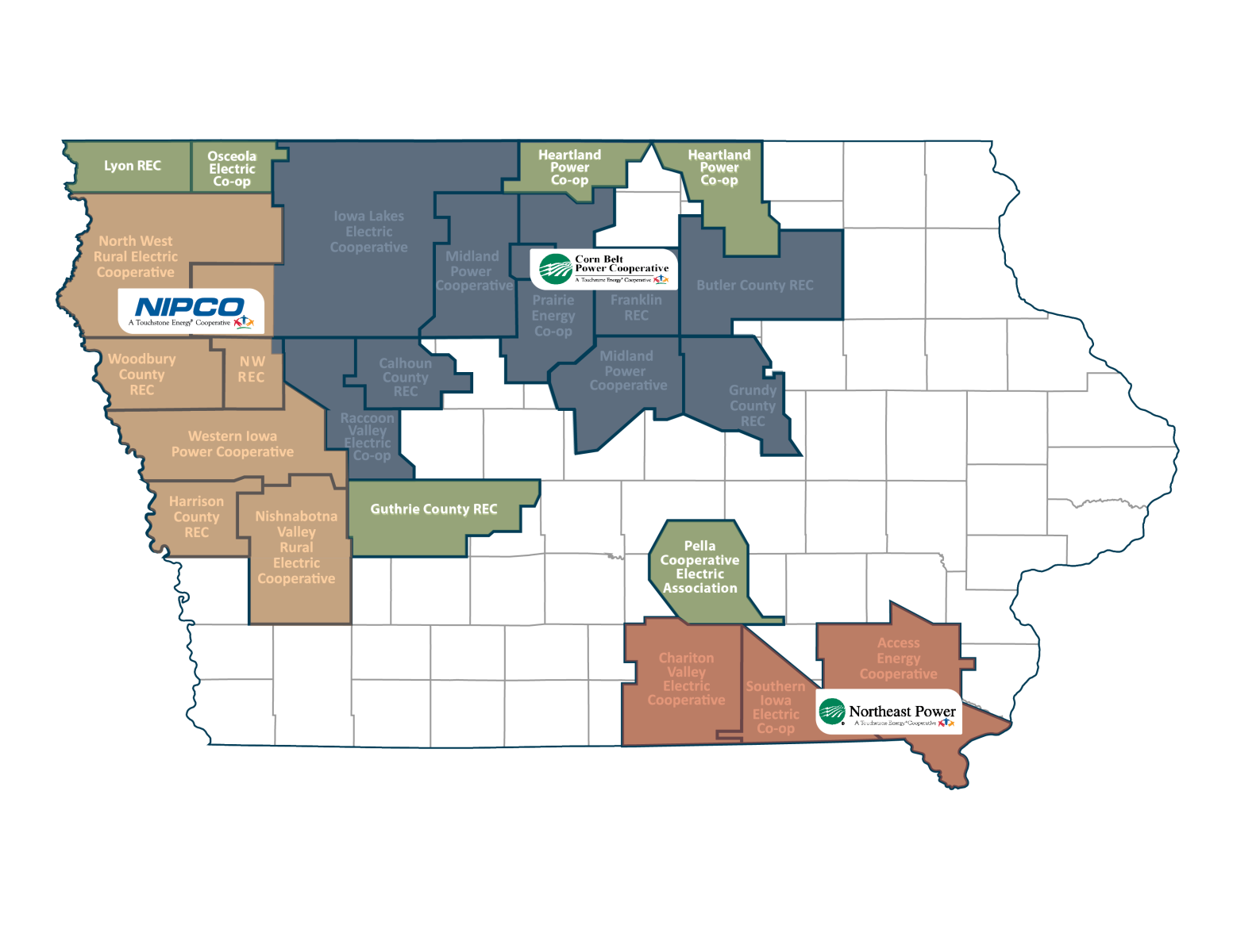 IADG Member Systems in Iowa