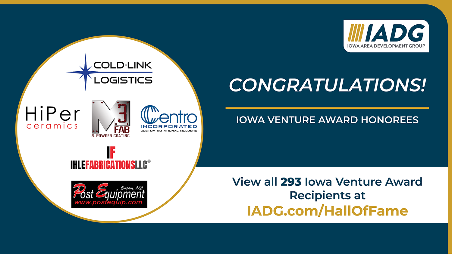 Watch highlights from the 2023 Iowa Venture Award Recognition Event
