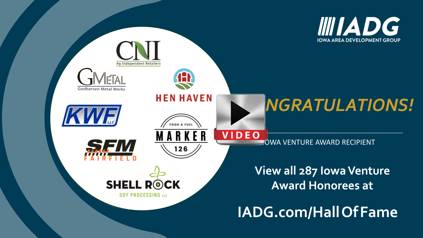 Watch highlights from the 2022 Iowa Venture Award Recognition Event